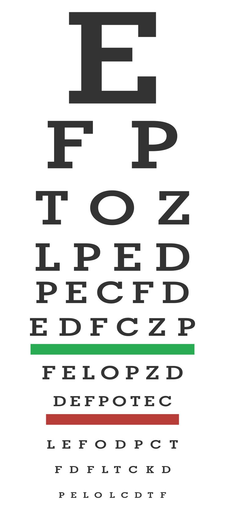 Preschool Eye Charts - 10 Free Pdf Printables | Printablee in Free Printable Snellen Eye Test Chart