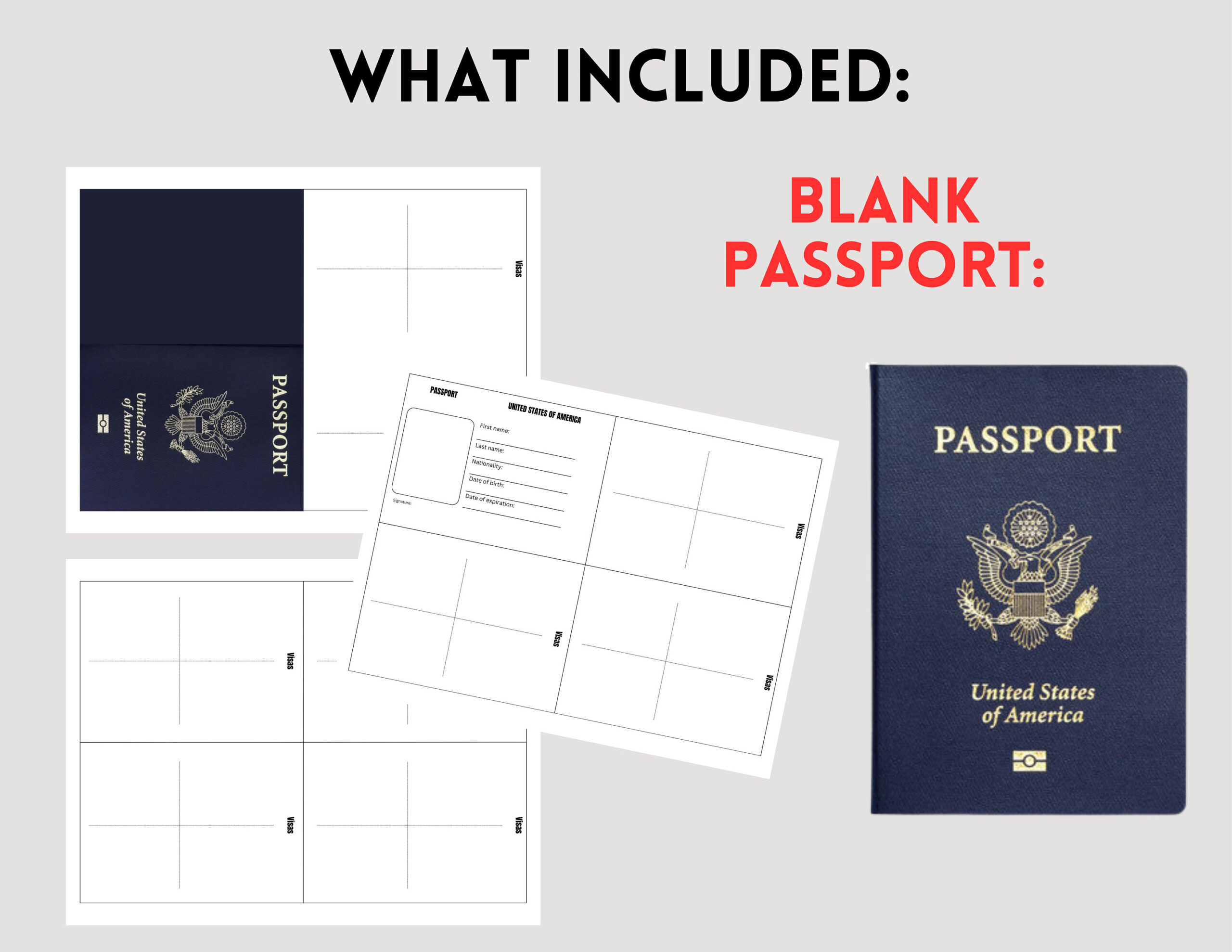 pretend play travel printable us passport for kids boarding pass pertaining to toy passport template free scaled Pretend Play Travel, Printable Us Passport For Kids, Boarding Pass pertaining to Toy Passport Template Free