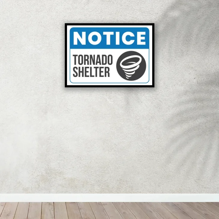 Free Printable Tornado Shelter Signs