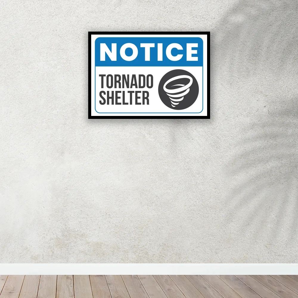 Print Ready – Tornado Shelter Sign In Us Latter, A4 And Tabloid with regard to Free Printable Tornado Shelter Signs