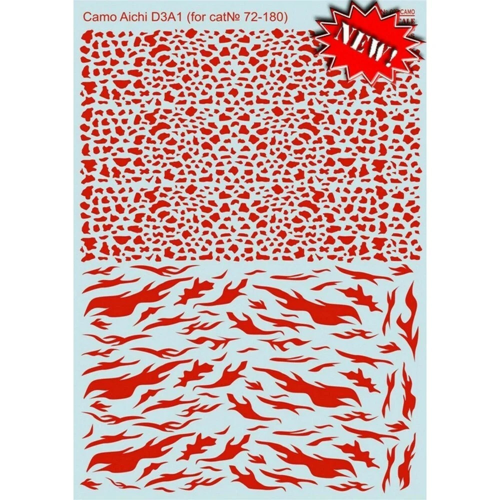 Print Scale 027-Camo Decal For Airplane 1:72 Aichi D3A1 Сamo with Printable Camo Patterns For Airplanes