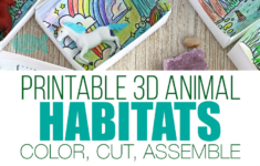 Printable 3D Box Diorama — Animal Habitat Craft throughout Free Printable Dioramas