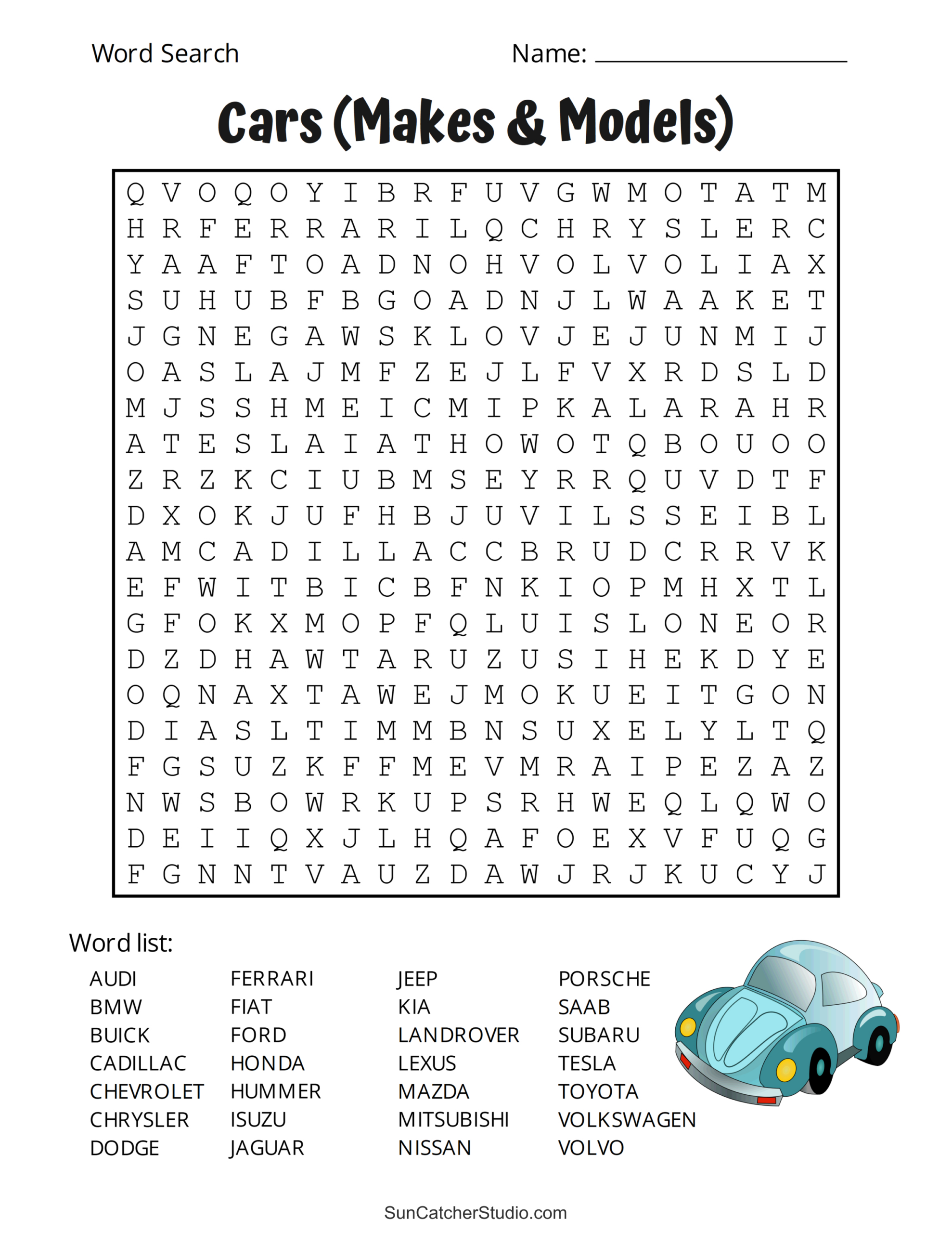 Printable Adult Word Search Puzzles (Word Find) – Free Printables in Free Printable Word Puzzles For Adults