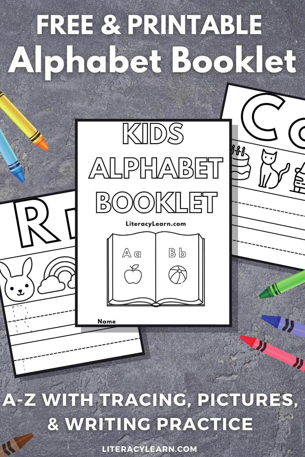 Printable Alphabet Book For Kids - Free Download! - Literacy Learn with Free Printable Alphabet Book