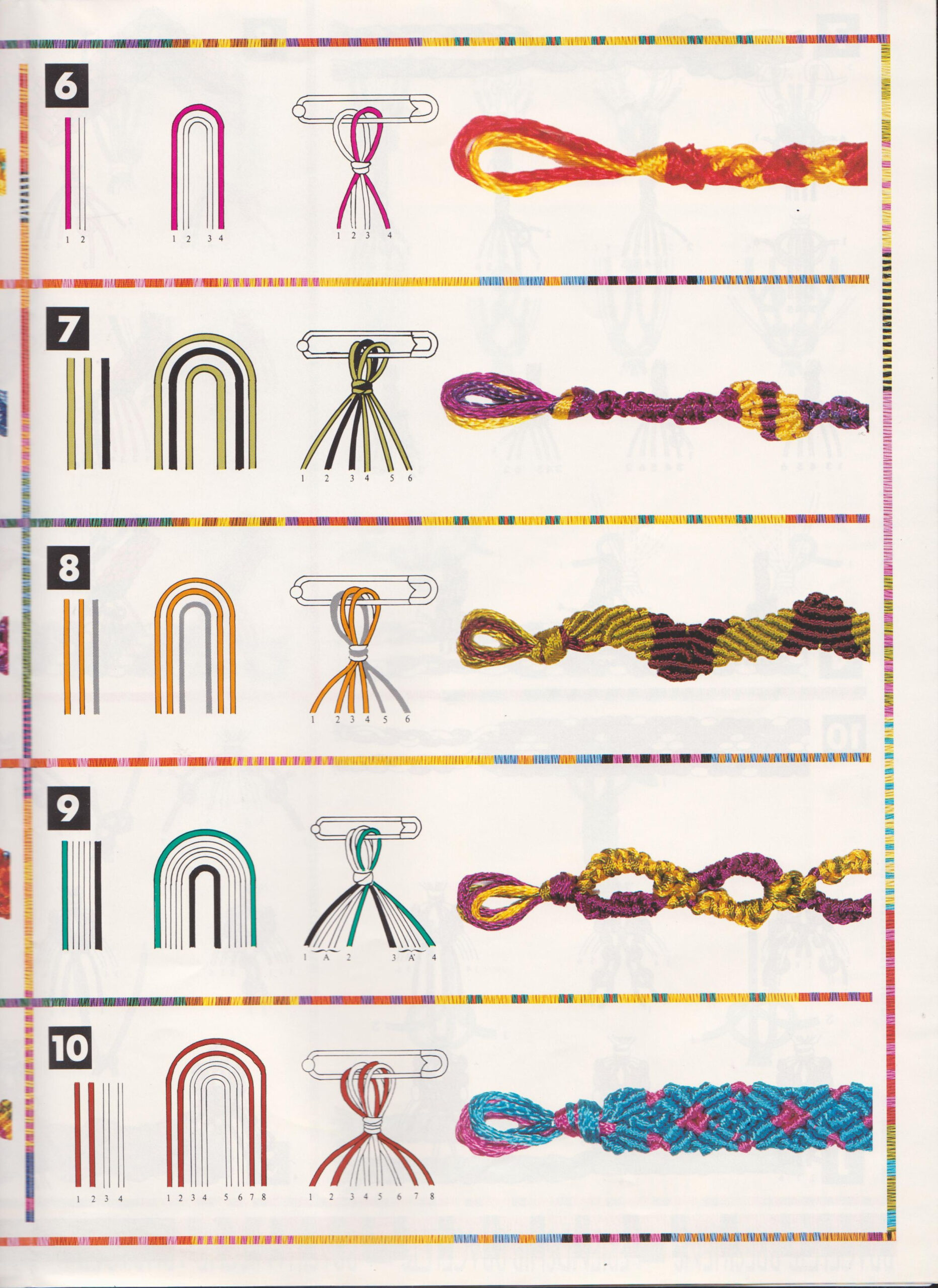Printable Basic Friendship Bracelet Patterns Names Of New Arrivals with Free Printable Friendship Bracelet Instructions