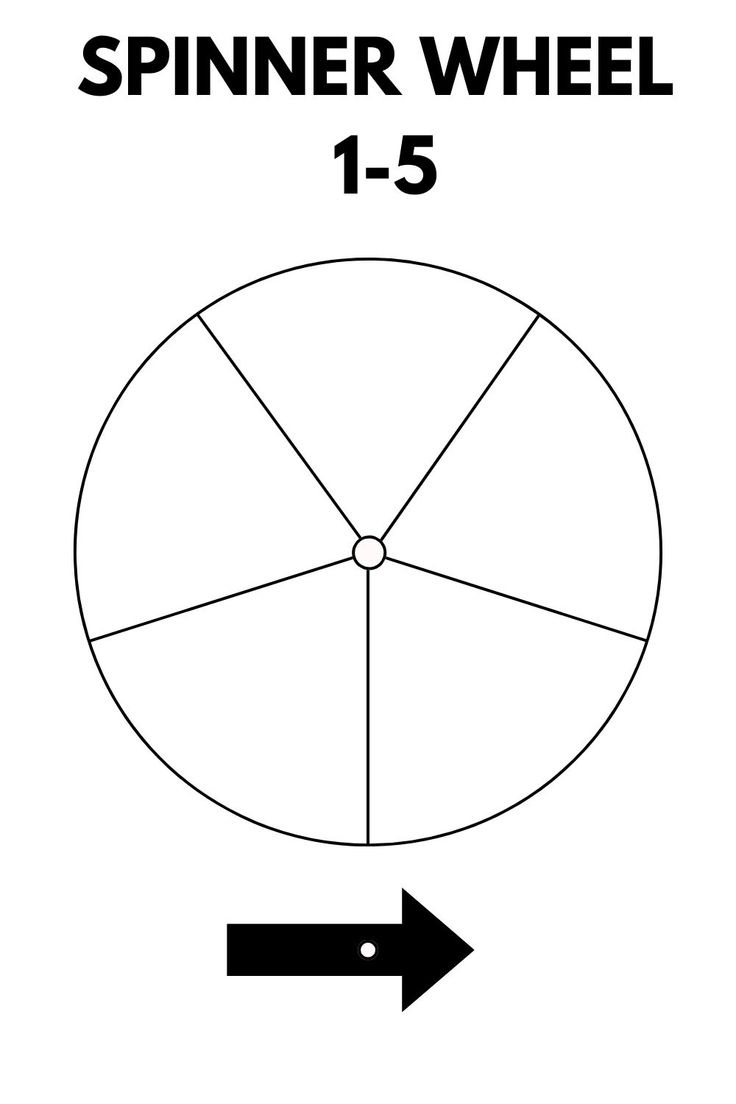 Printable Blank Spinner Wheel Templates [Pdf Included inside Free Spinner Template