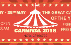 Printable Carnival Ticket Design Template In Psd, Word, Publisher pertaining to Free Carnival Ticket Template Printable