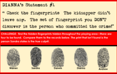 Printable Detective Party Game For Kids throughout Free Printable Detective Games