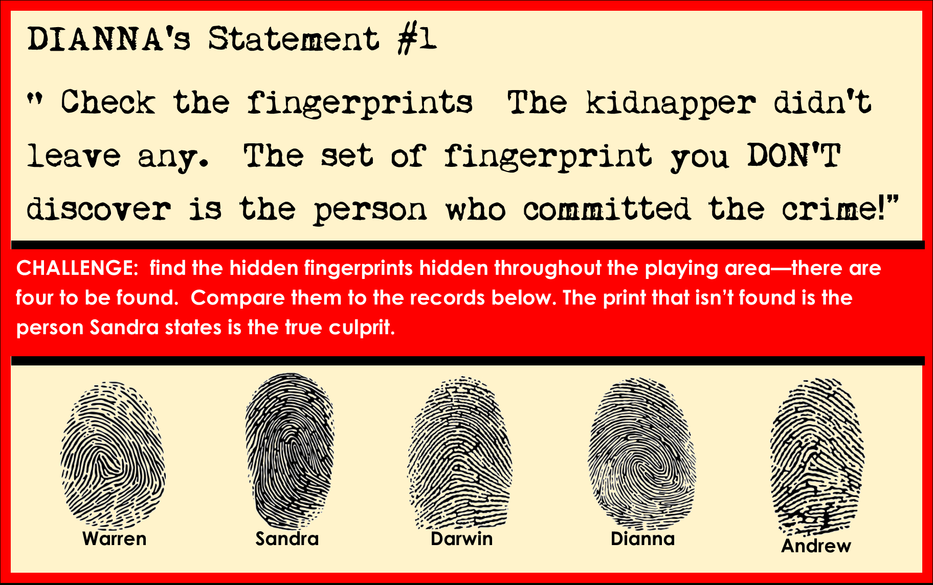 Printable Detective Party Game For Kids throughout Free Printable Detective Games