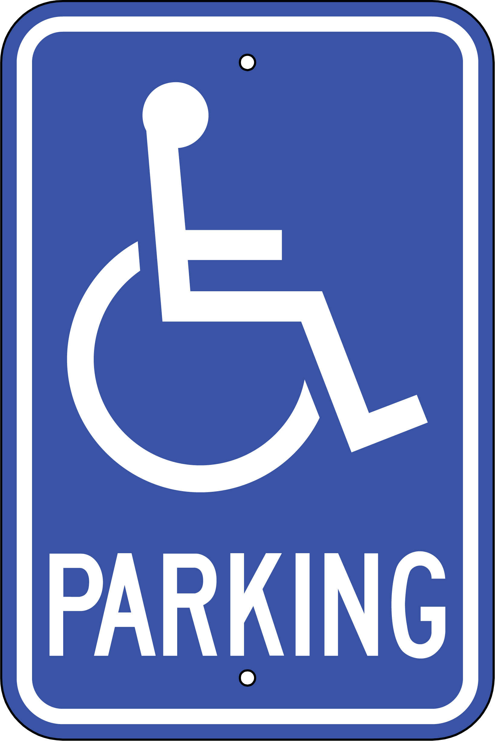Printable Disabled Parking Sign - Printable Party Favors intended for Free Printable Handicap Sign
