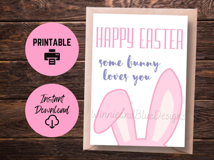 Printable Easter Card For Wife
