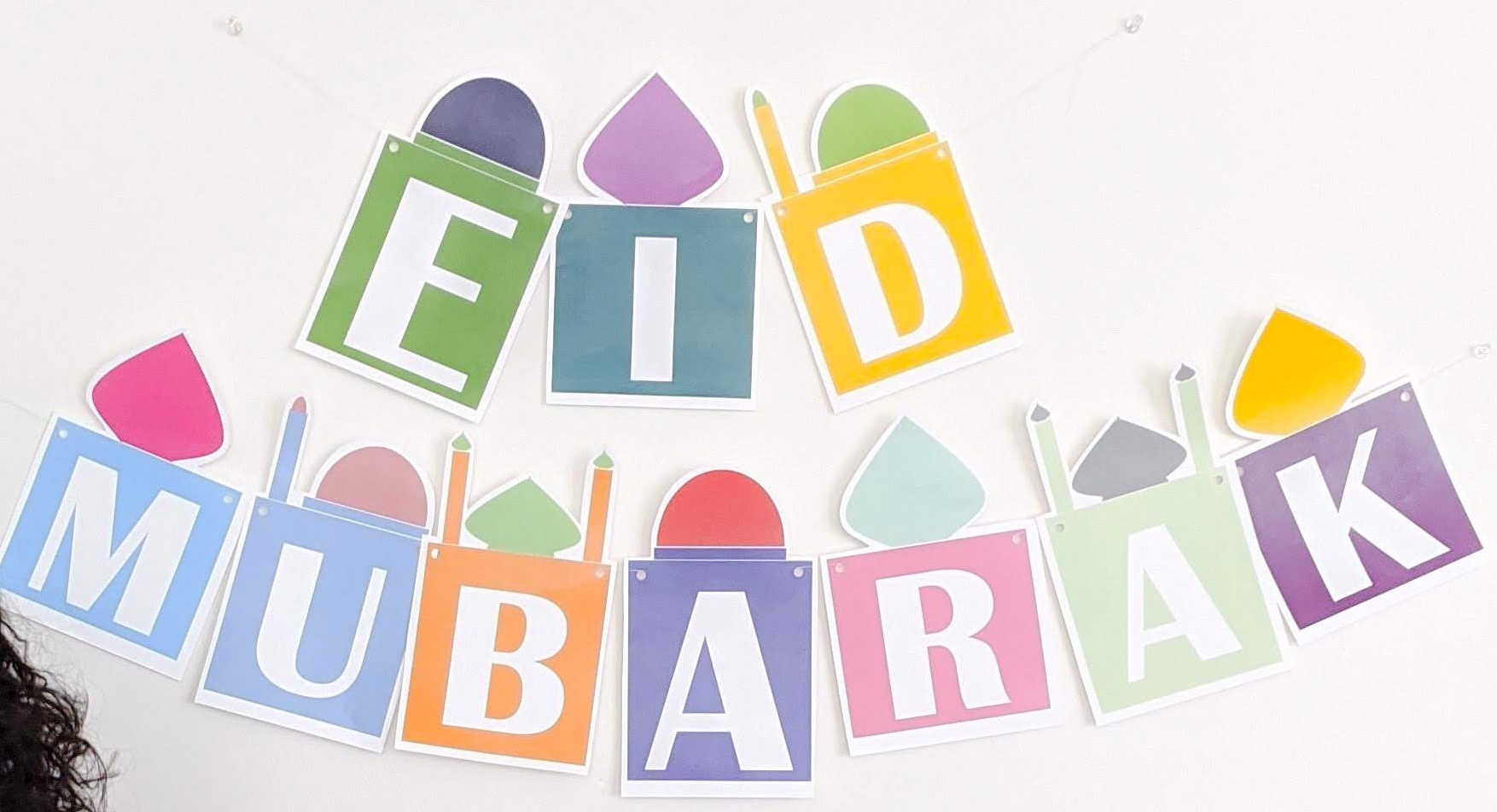 Printable Eid Mubarak Banner - Hana&amp;#039;S Happy Home with regard to Eid Decorations Free Printables