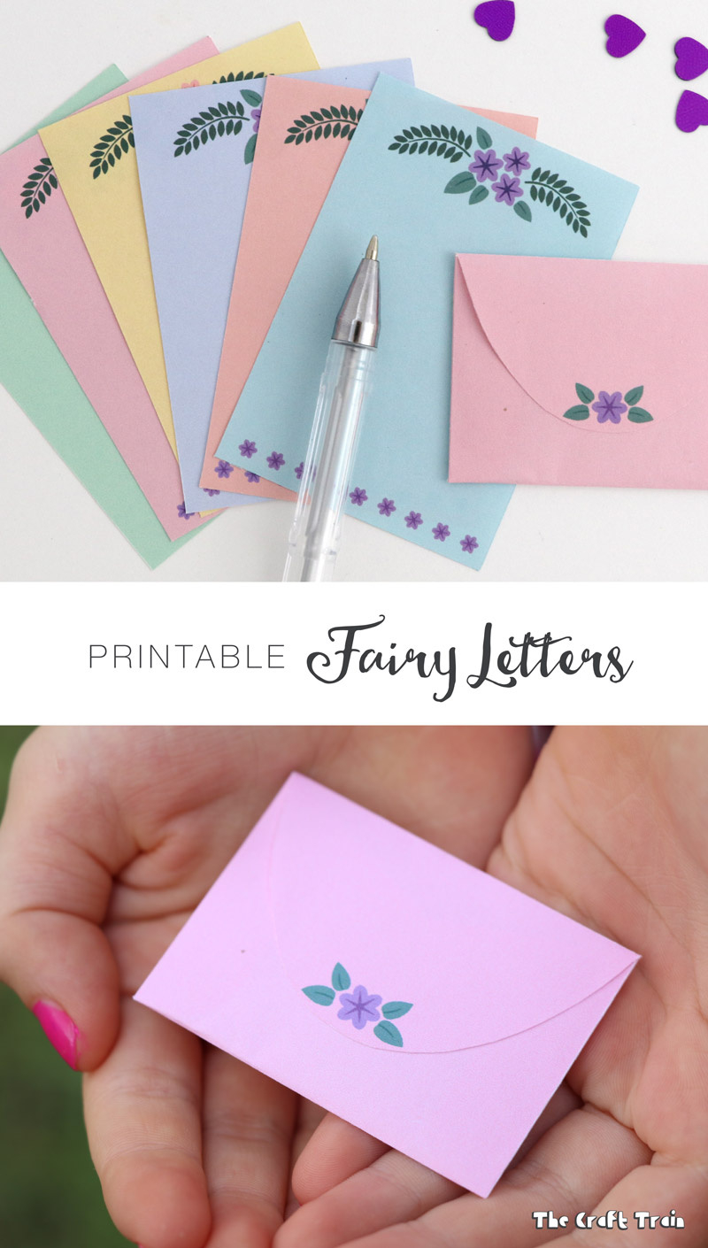 Printable Fairy Letters - The Craft Train within Free Printable Fairy Letters