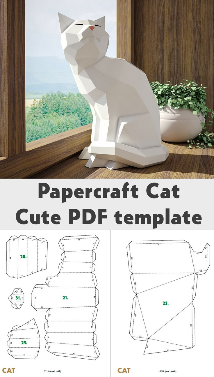 Printable Free Papercraft Templates Pdf B6 with Free Printable 3D Paper Crafts