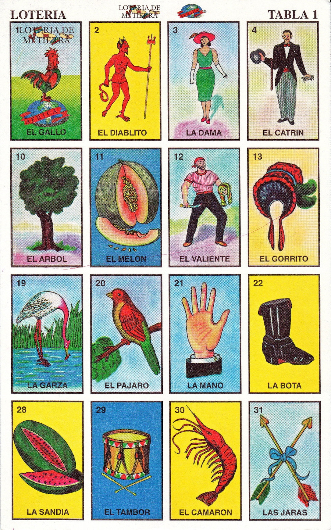 Printable Loteria Cards, The Complete Set Of 10 Tablas, Printable throughout Free Printable Loteria Cards Sheets