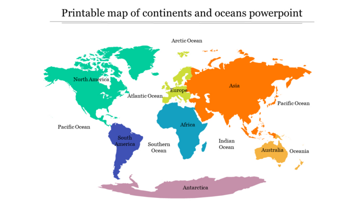 Free Continent Printables