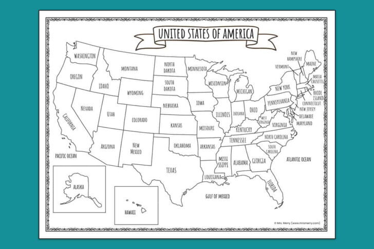 Free Printable USA Maps