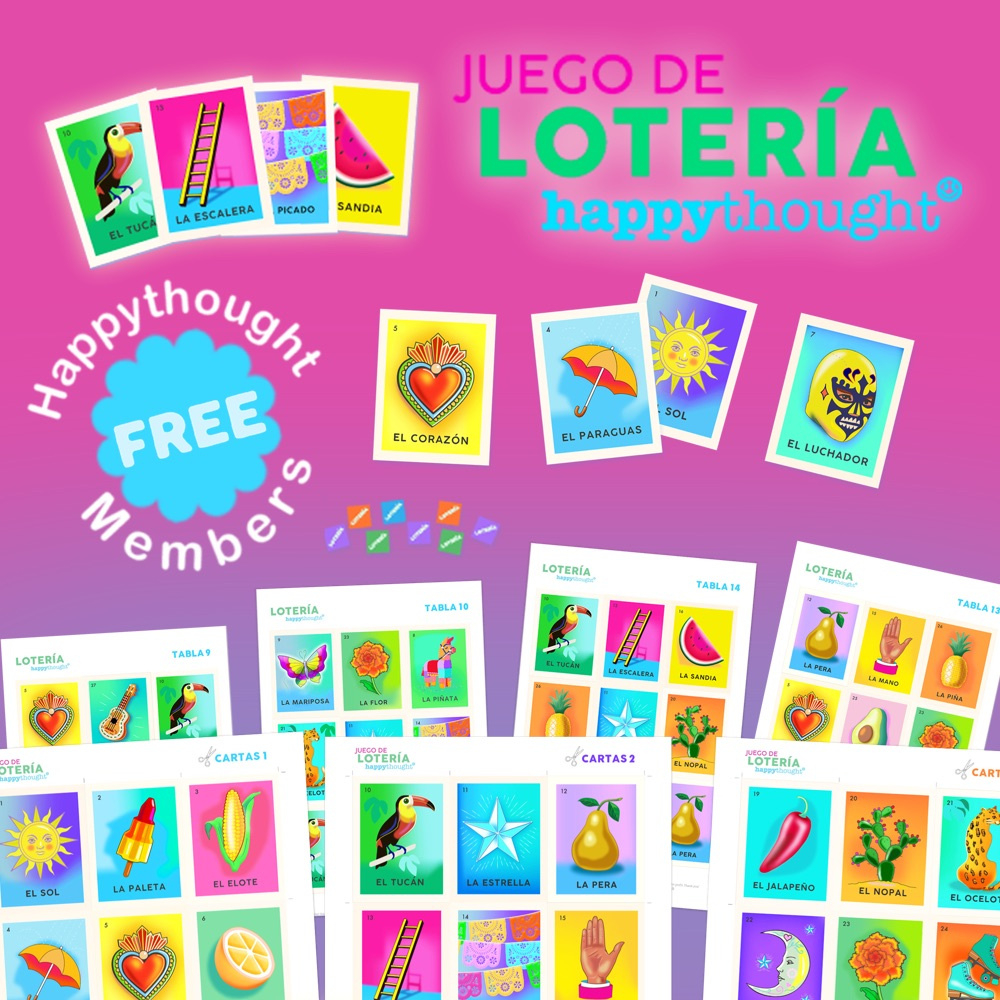 Printable Mexican Lotería Game within Free Printable Mexican Loteria Cards