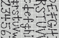 Printable Needlepoint Alphabet Patterns – Printable Party Favors throughout Cross Stitch Alphabets Free Printable