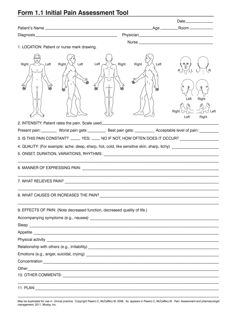 Printable Pain Scale Pdf - Fill Online, Printable, Fillable, Blank for Free Printable Pain Scale Chart