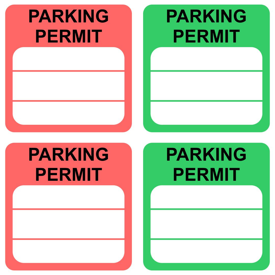 Printable Parking Permit - Printable Party Favors regarding Free Printable Parking Pass