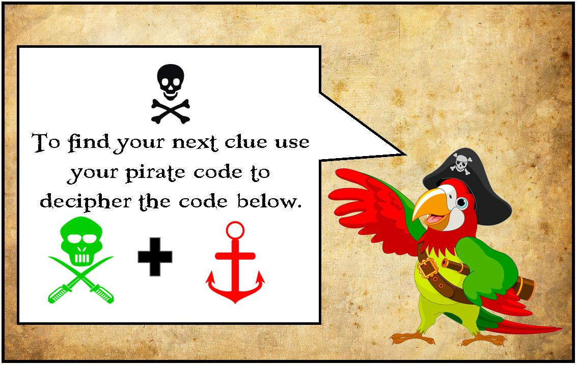 Printable Pirate Party Treasure Hunt! within Free Printable Pirate Treasure Hunt Clues