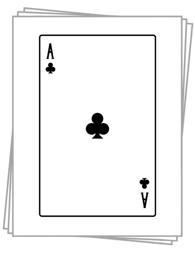Printable Playing Cards (Free Pdf Sheets In 3 Sizes) for Free Blank Playing Card Template