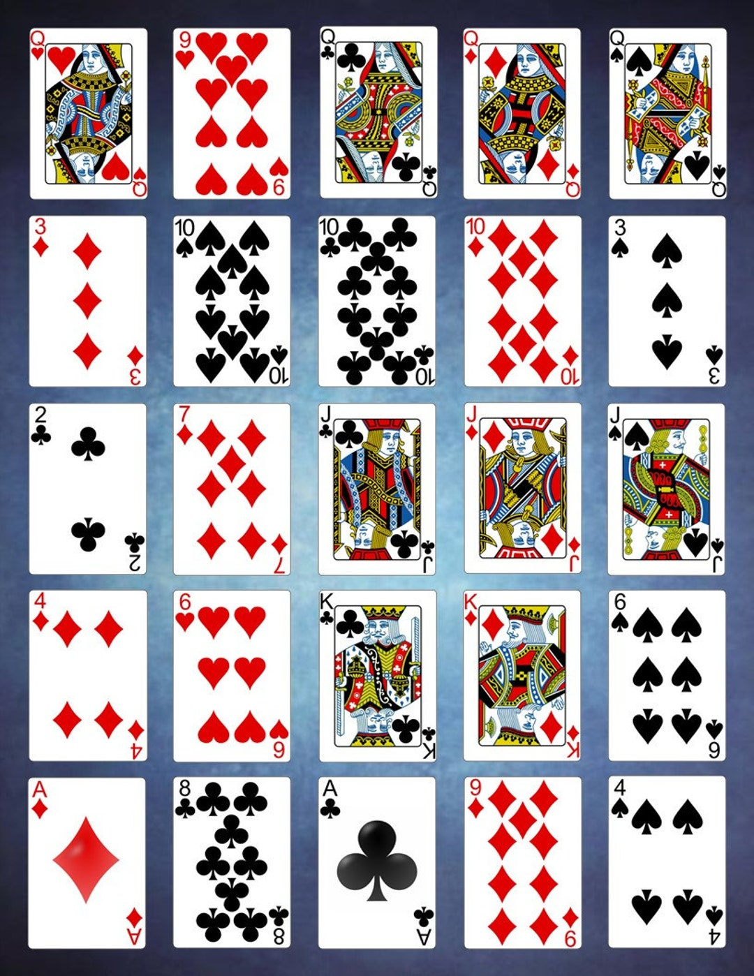 Printable Pokeno Games (9 Pack) - Etsy for Free Printable Pokeno Cards Download