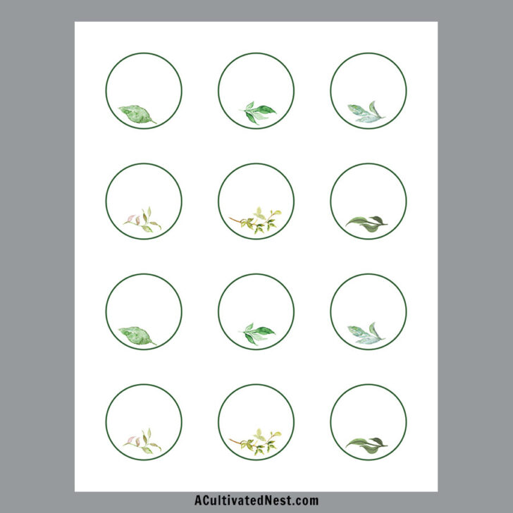 Free Printable Round Labels Free Printable Round Labels