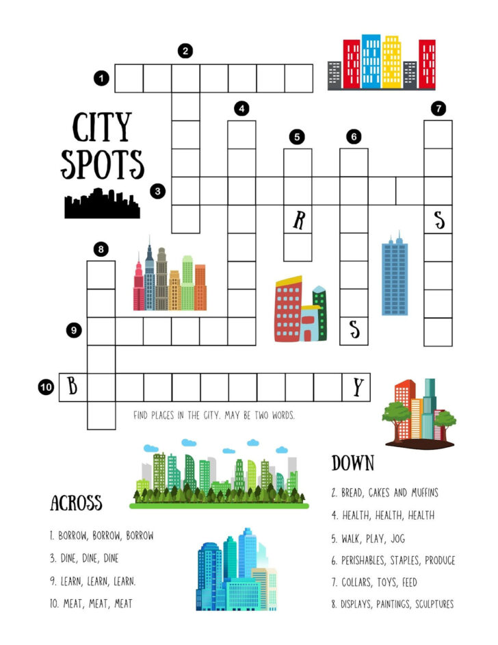Free Printable Places Please Puzzles
