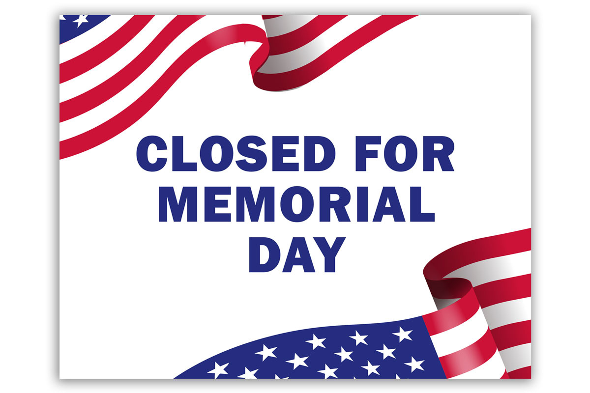 Printable-Sign-Closed-Memorial-Day-Example-11 - Mom Envy inside Free Closed For Memorial Day Printable Sign