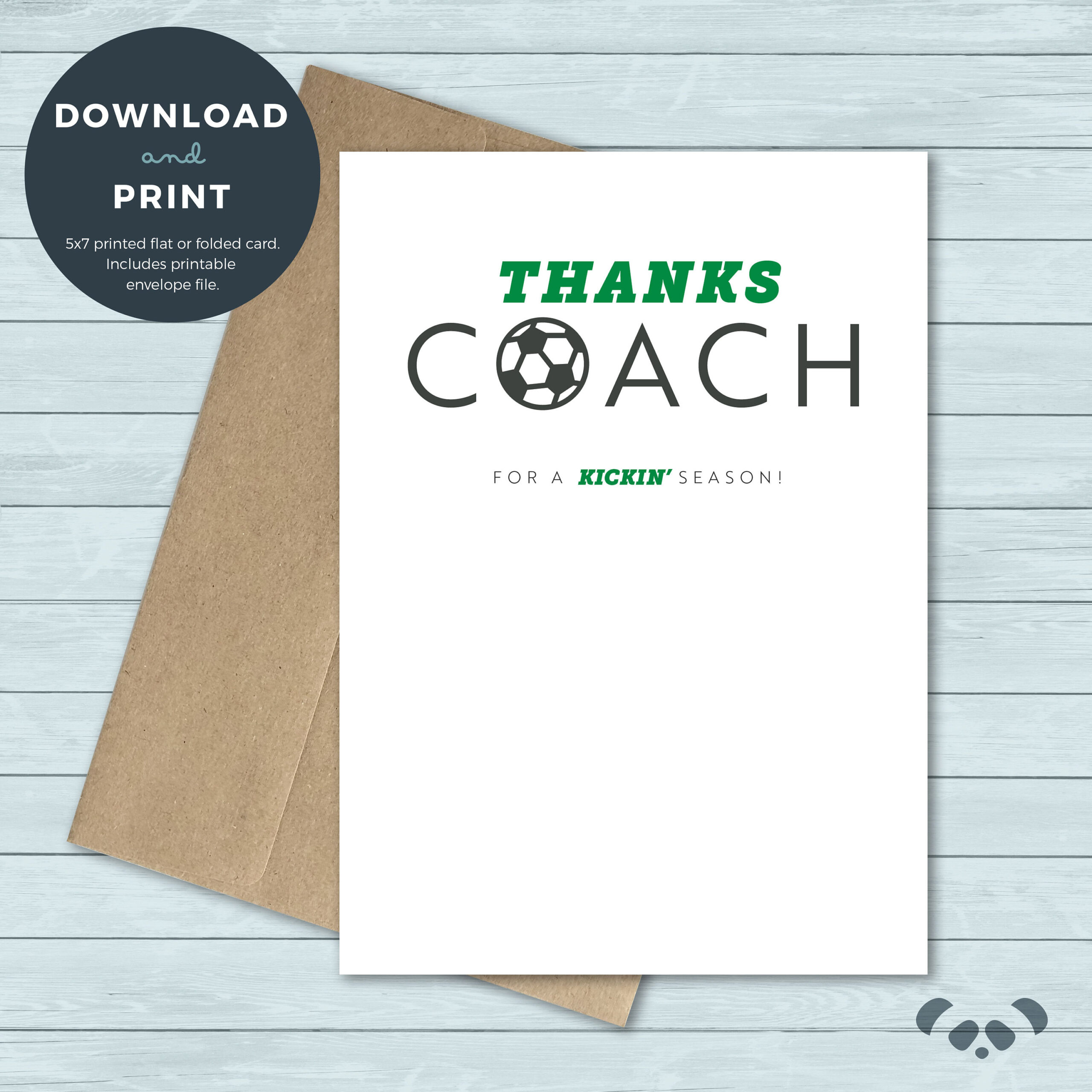 Printable Thank You Card | Thanks Coach Soccer Coach Thank You with regard to Free Printable Thank You Cards For Coaches