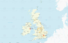 Printable Vector Map Of The United Kingdom & Ireland With Regions with Uk Map Printable Free