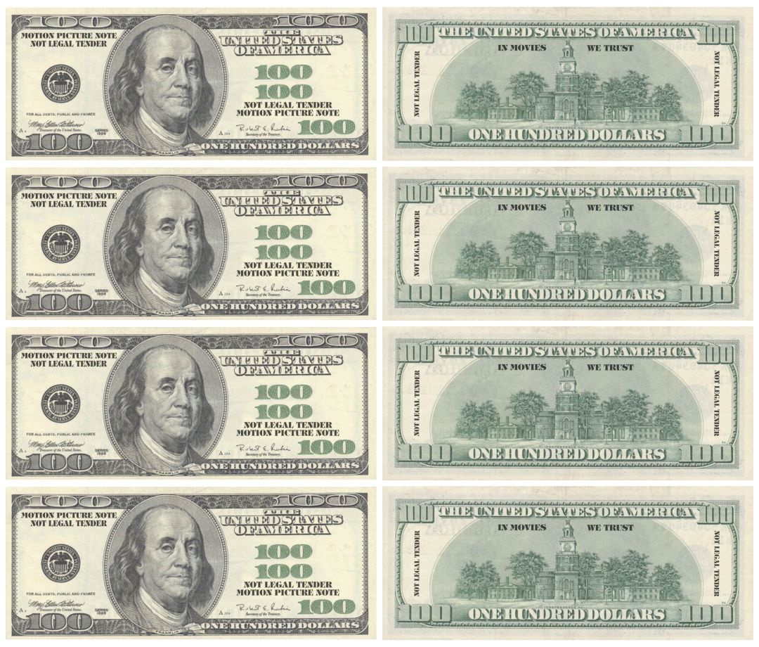 Prop Money Printable within Free Printable 100 Dollar Bill