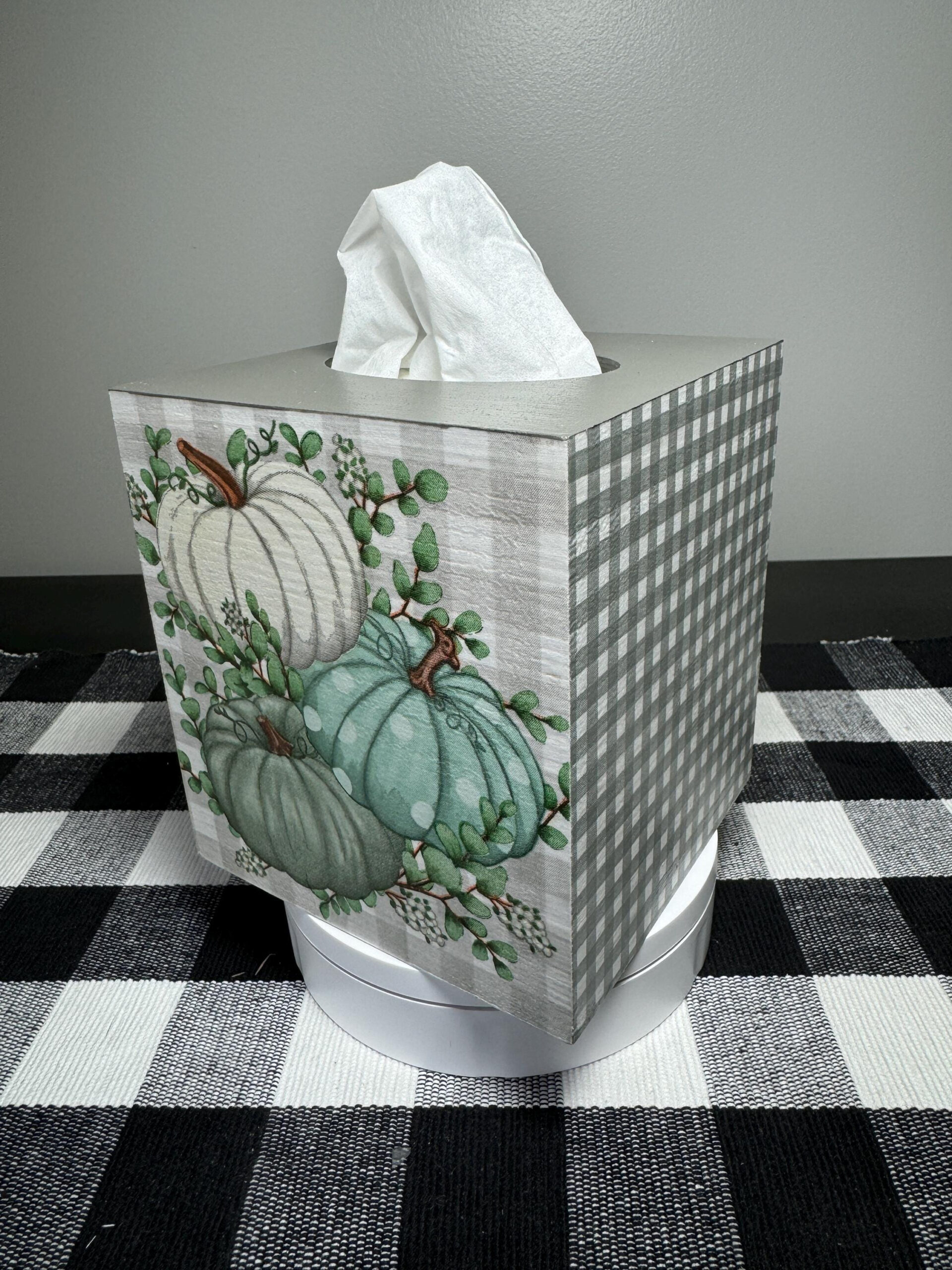 Pumpkin Tissue Box - Etsy regarding Free Printable Pumpkin Tissue Box Cover Patterns