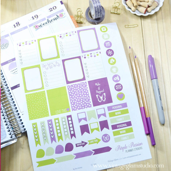 Passion Planner Free Printables