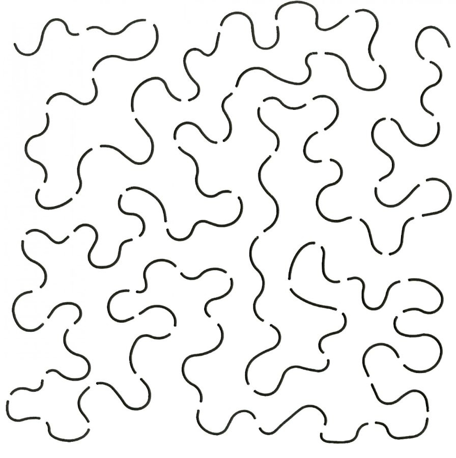 Quilt Stencil Large Stipplequilting Creations inside Free Printable Quilting Stencil Templates