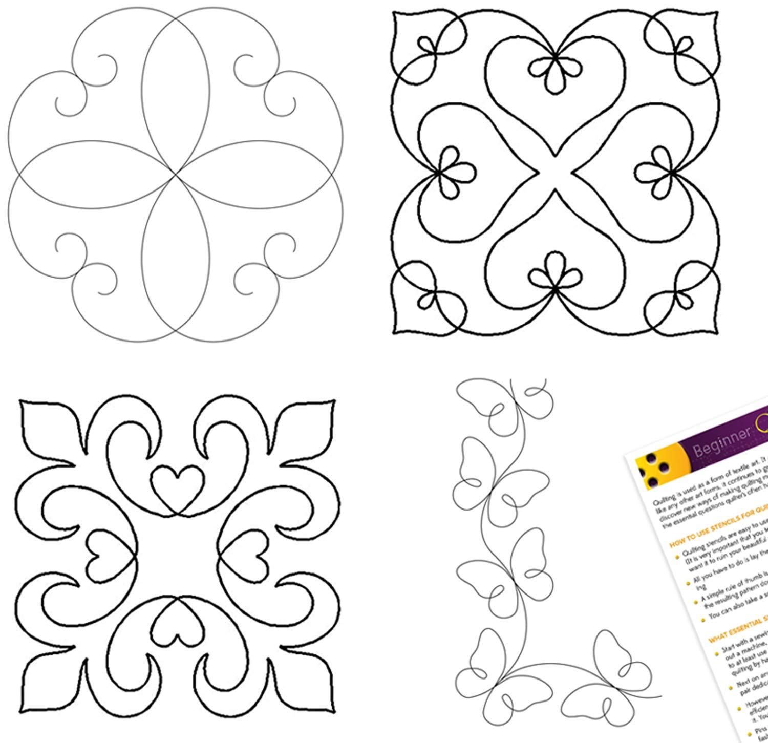 Quilt Stencils For Machine Quilting Free Printable Hand Quilting throughout Free Printable Quilting Stencil Templates
