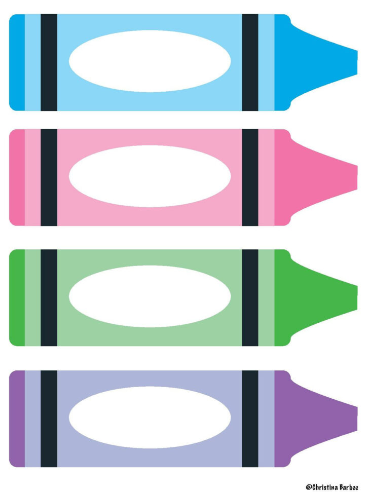 Free Printable Crayon Labels