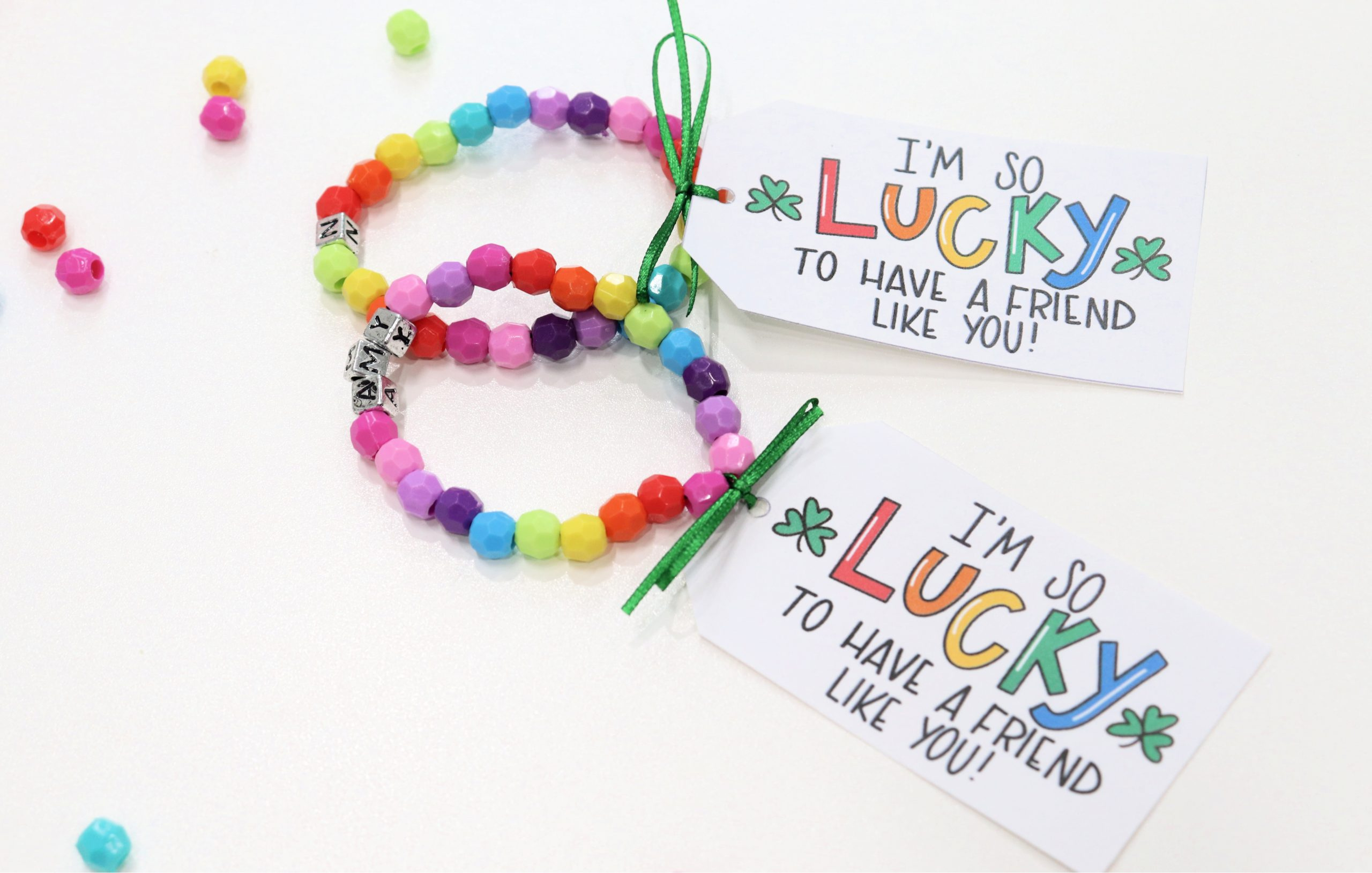 Rainbow Friendship Bracelets + A Free Printable - Amy Latta Creations inside Free Printable Friendship Bracelet Bead Patterns