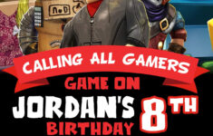Roblox Birthday Party Invitation 4 X 6 Or 5 X 7 Free Backside intended for Free Printable Roblox Party Invitations