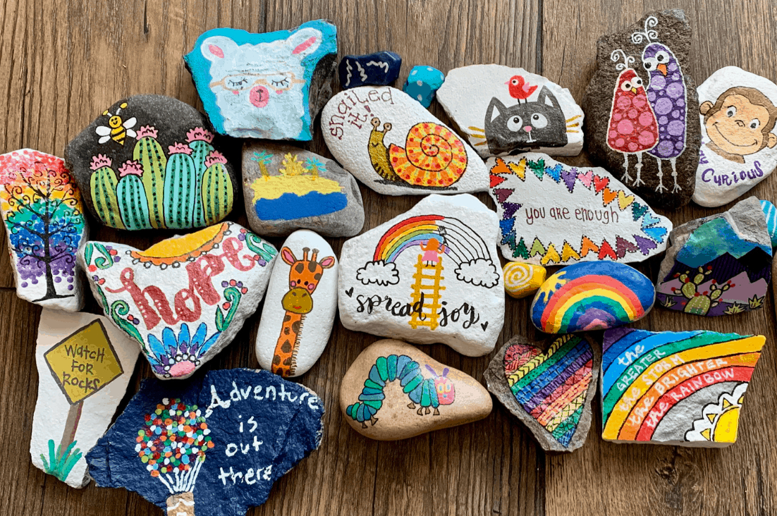 Rock Painting Fun With Kids • Run Wild My Child inside Free Printable Rock Painting Patterns