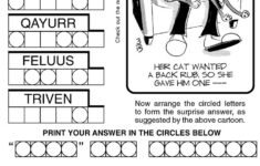 Sample Of Sunday Jumble – Tribune Content Agency within Printable Word Jumbles For Adults