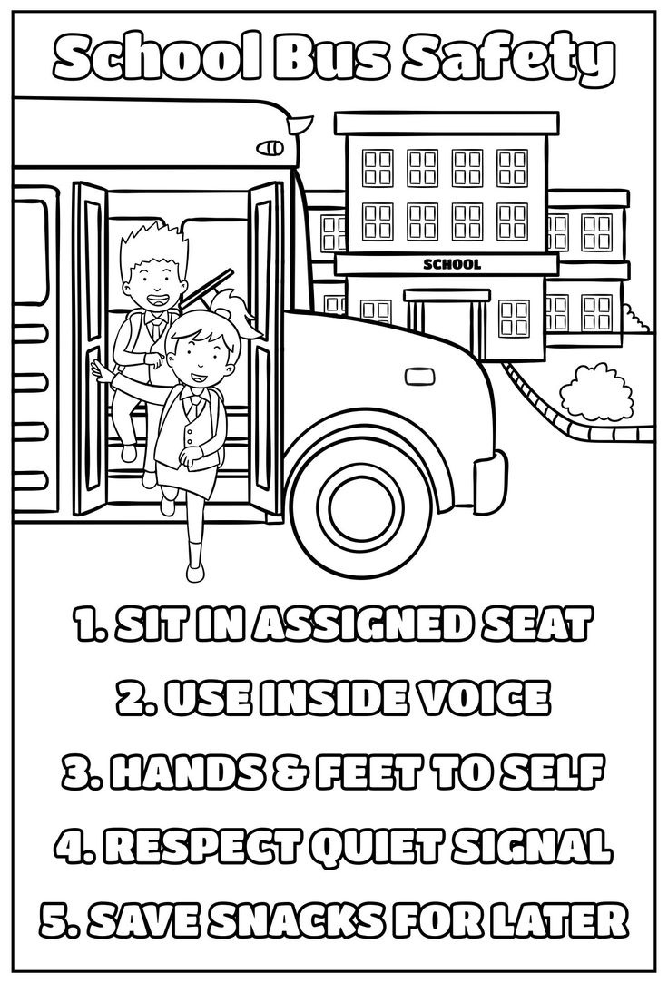 School Bus Rules - 14 Free Pdf Printables | Printablee inside Free Bus Safety Printables