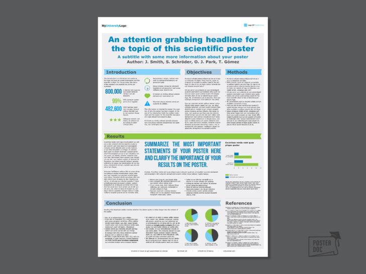 A0 Portrait Poster Template Free Download