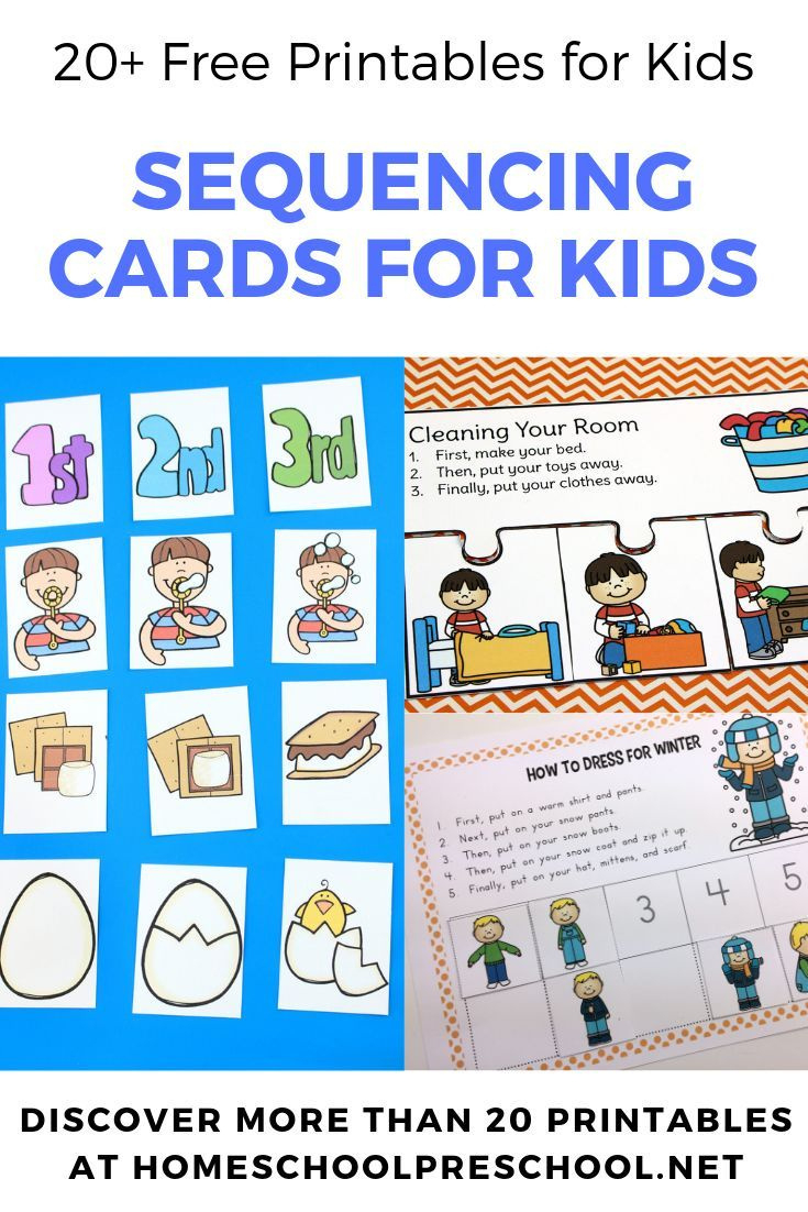 Sequencing Cards And Activities For Preschoolers with regard to Free Printable Sequencing Activities For Preschoolers