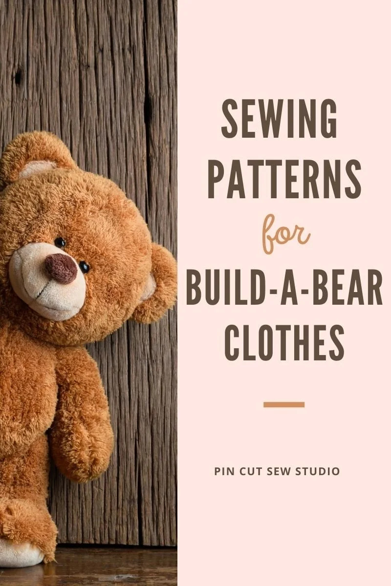 Sewing Patterns For Build-A-Bear Clothes — Pin Cut Sew Studio intended for Free Printable Waistcoat Patterns For Teddy Bears
