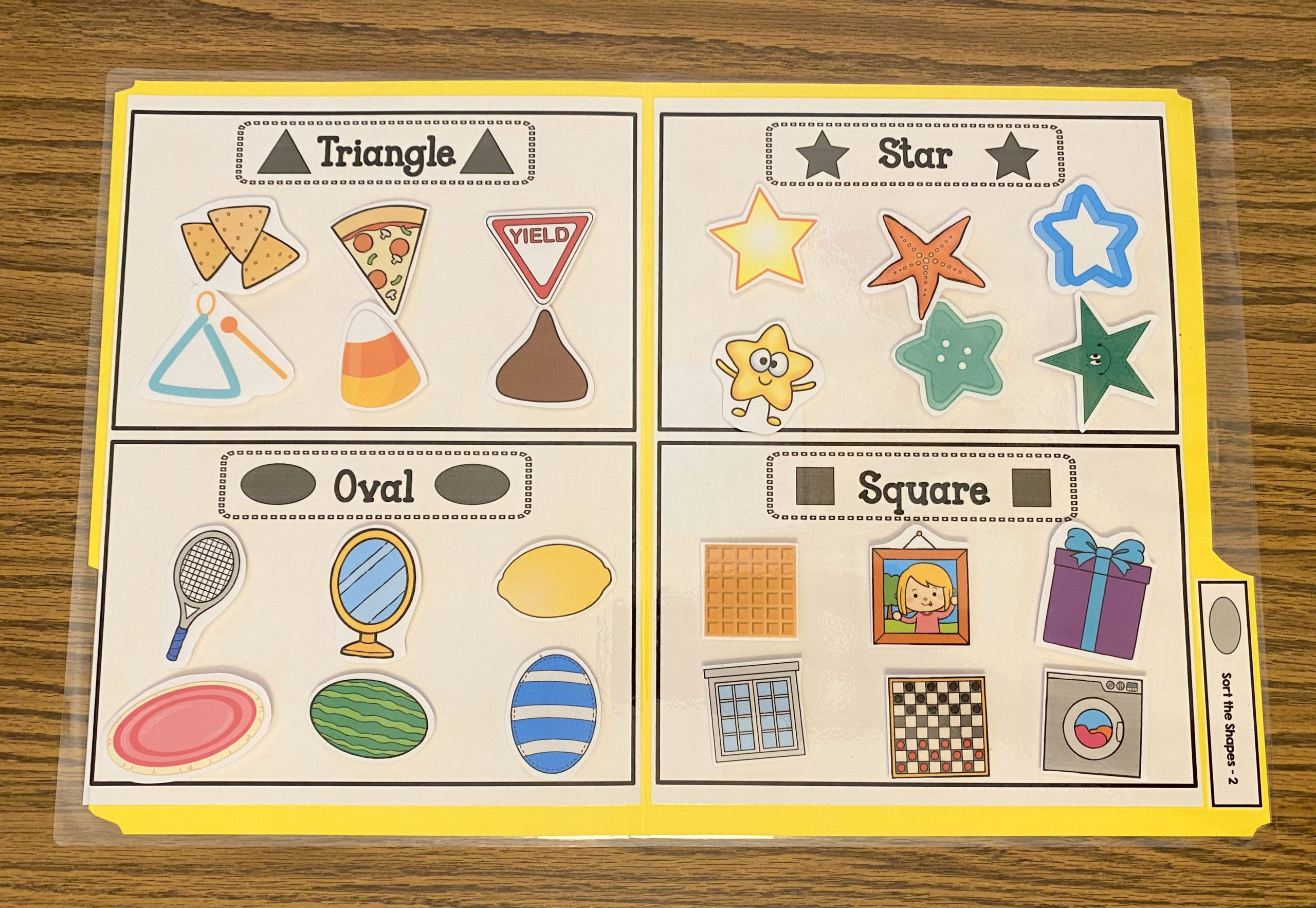 Shape Themed File Folder Activities - The Autism Helper within Free Printable File Folder Games