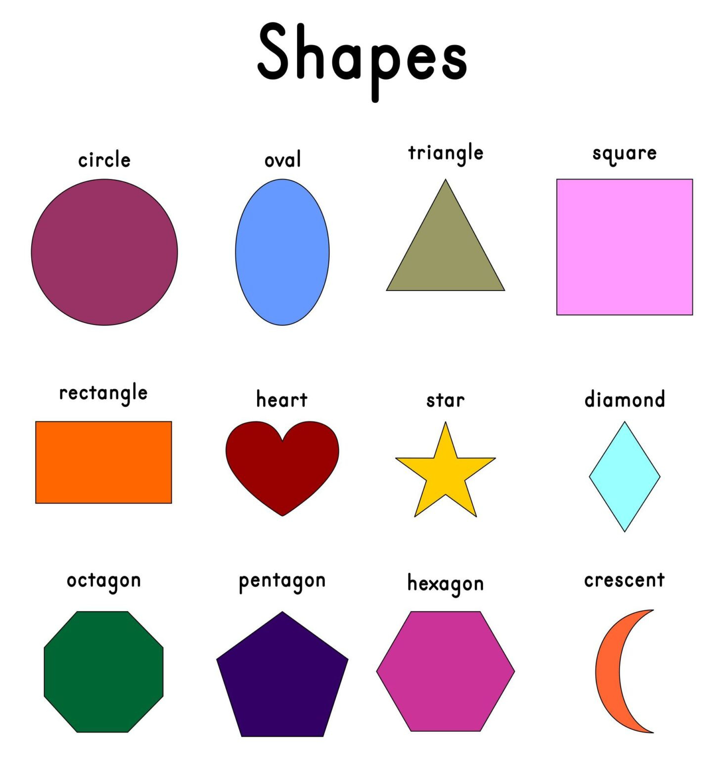 Shapes Printable - Printable Party Favors in Free Printable Shapes
