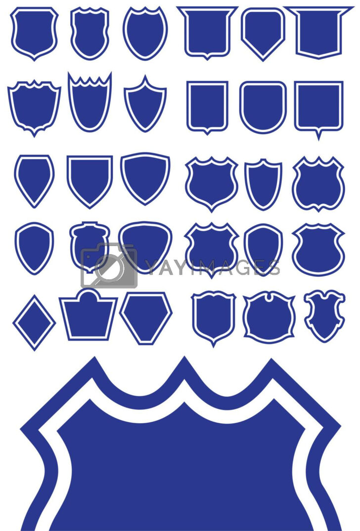 Free Shield Shapes Templates